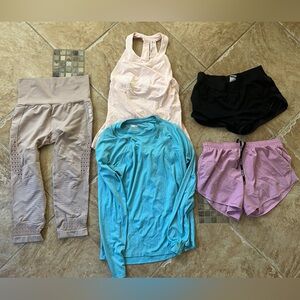 Mixed lot of active wear